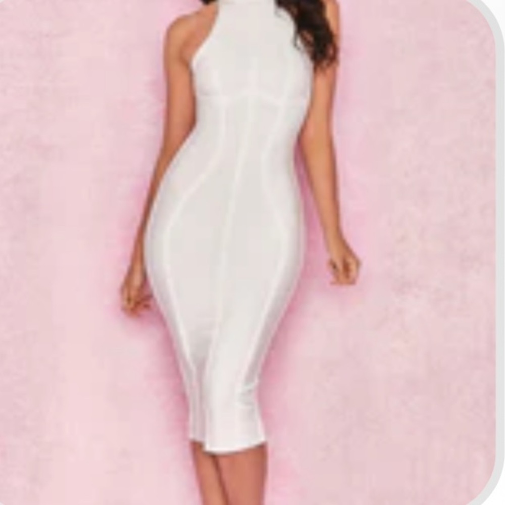 Chic White Midi Dresses
